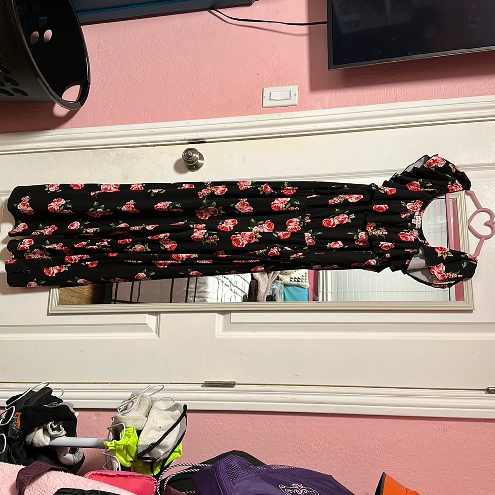 Chenault Girl Stitchfix Girls Floral Jumpsuit Size 16 used only once